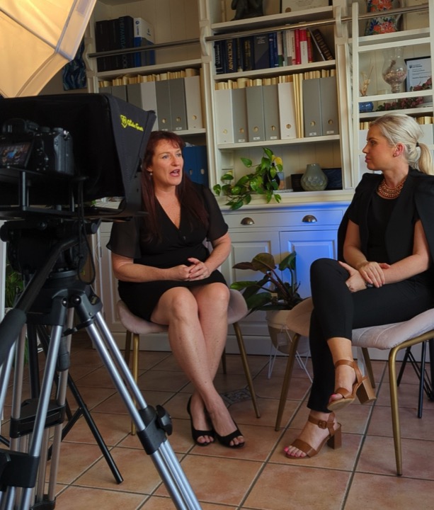 eMotion Video filming a client interview